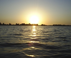 Последний закат на воде